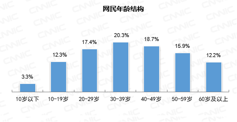 CNNIC报告：我国网民超10亿中老年占比近3成