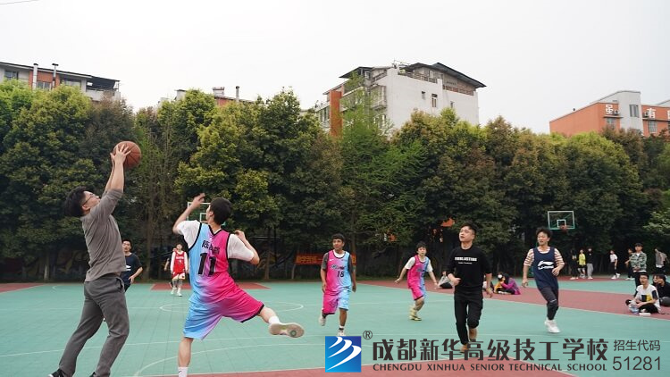 成都新华校园篮球赛