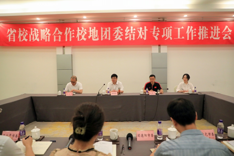 团省委召开省校战略合作校地团委结对专项工作推进会