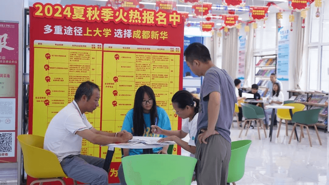 中考成绩已陆续出炉，成都新华报名火热